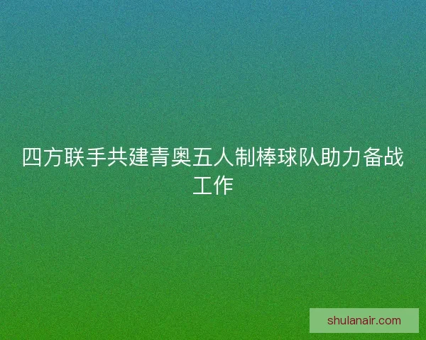 四方联手共建青奥五人制棒球队助力备战工作